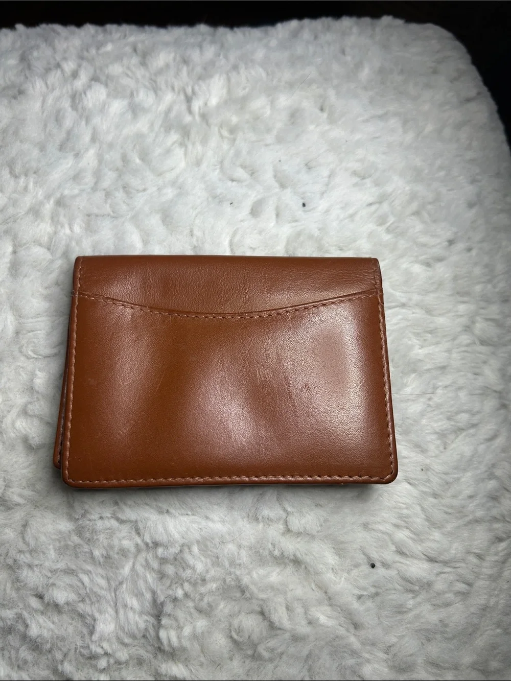 Classic Brown Leather Card Wallet